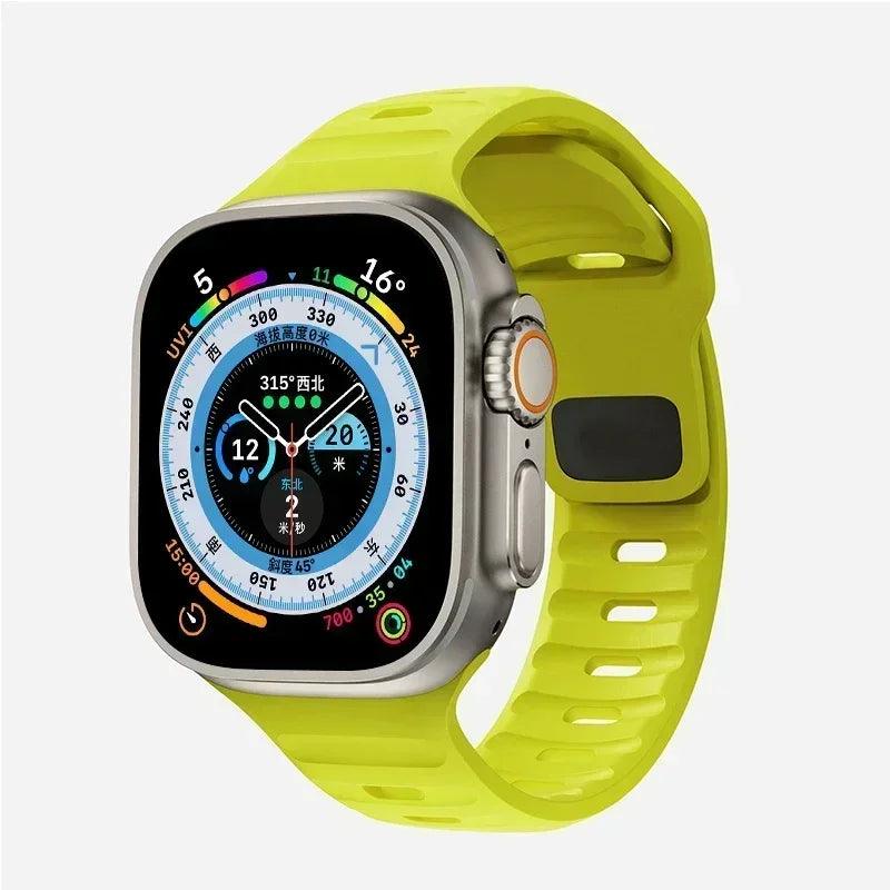 "SoftiSport" Silikonarmband von Armbandoase für Apple Watch