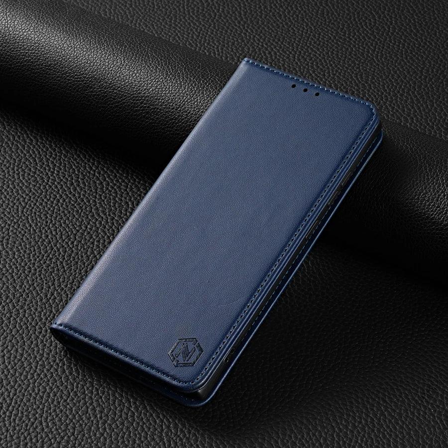 Samsung Galaxy Hülle aus Leder zum Klappen